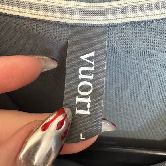 Vuori Men's Gamepoint Polo Shirt Performance Wear Kashmir Blue Grey Size Large - Picture 10 of 14